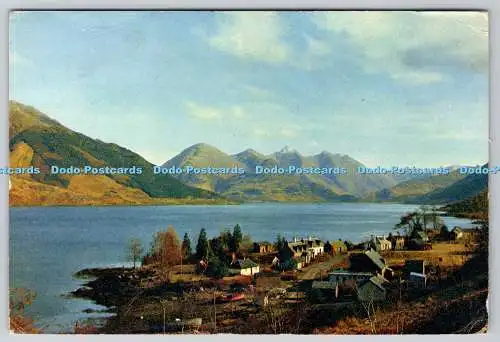 D311660 Ross Shire Letterfearn Loch Duich und die fünf Schwestern J Arthur Dixon In