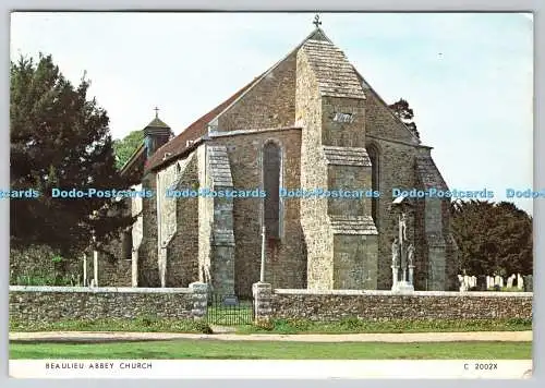 D309015 England Hampshire Beaulieu Abbey Kirche Richter limitierte Hastings Postkarte