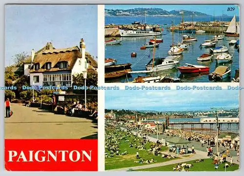 D309032 Devon Paignton Ashton Reed Europa Karten England Mehrfachansicht