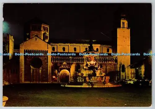 D311685 Trient Die Kathedrale bei Nacht F Lli Orempuller