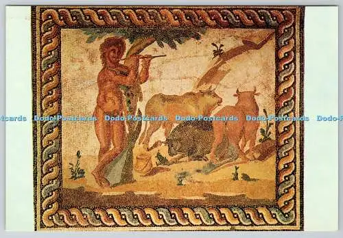 D311697 Antikes Korinthisches Museumsmosaik aus einer römischen Villa E Tzaferis Hannibal