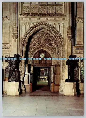 D305776 Palace of Westminster The Commons Lobby Churchill Arch Walter Scott Brad