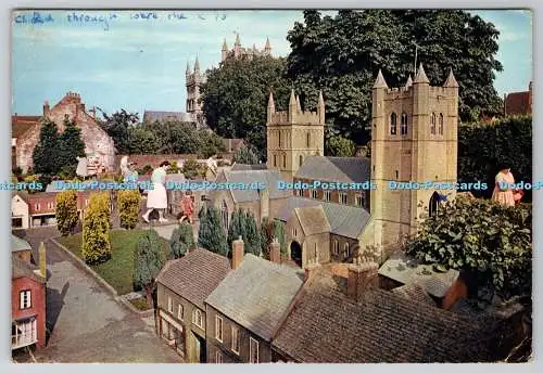 D311784 A Tenth Scale Model Town of Wimborne J Arthur Dixon Newport I W England