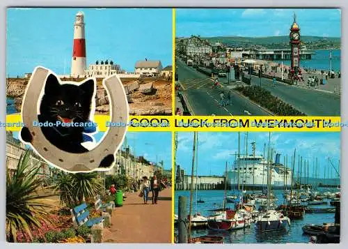 D311792 Good Luck From Weymouth J Salmon Sevenoaks 1986 Multi View