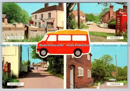 D311798 Royal Mail Postbus Godmersham Bennett Lenham Kent UK Multi View
