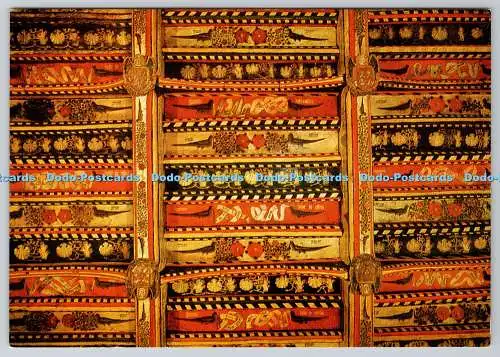 D311823 Carlisle Cathedral The Prior Room Prior Senhouse Painted Ceiling Woodman