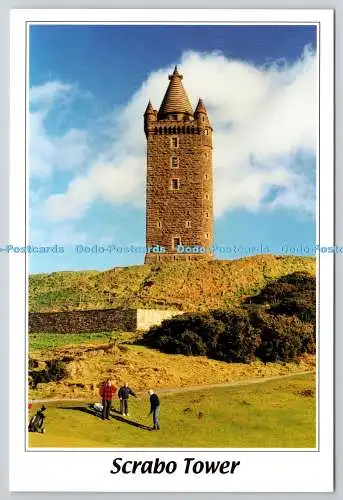 D305817 Nordirland County Down Scrabo Tower Graham Drucker Postkarte