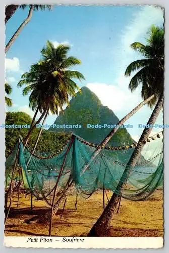 D305823 Soufrière Petit Piton Arkade Noah Castries Saint Lucia 1979 Postkarte