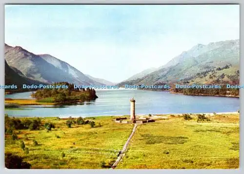 D311838 Inverness Shire Glenfinnan Loch Shiel and the Jacobite Monument J Arthur