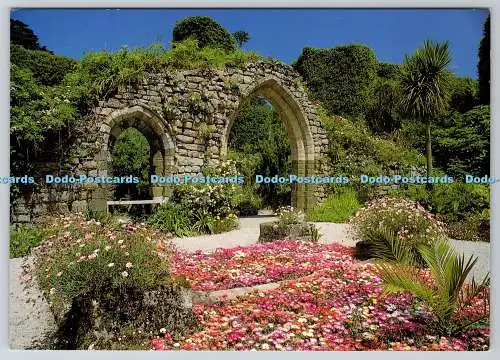 D311845 Scilly-Inseln Überreste der alten Abtei in Tresco Gardens Beric Tempest