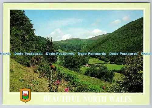 D311847 N Wales Blick vom Hufeisenpass in der Nähe von Llangollen FotoWales