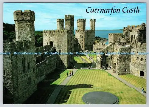 D311848 Caernarfon Castle Upper and Lower Wards J Salmon Sevenoaks Kent