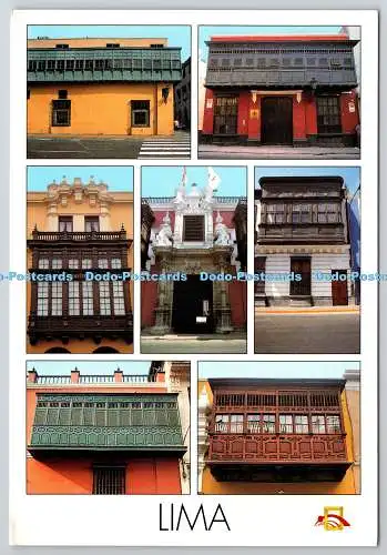 D305842 Lima Fassaden im historischen Zentrum der Hauptstadt Tierra Firme Ediciones