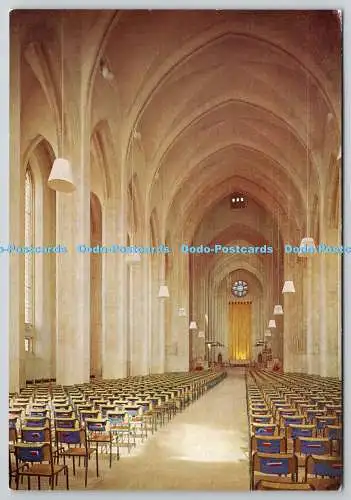 D305844 Guildford Cathedral Das Kirchenschiff W S Cowell Ipswitch A F Kersting Postkarte