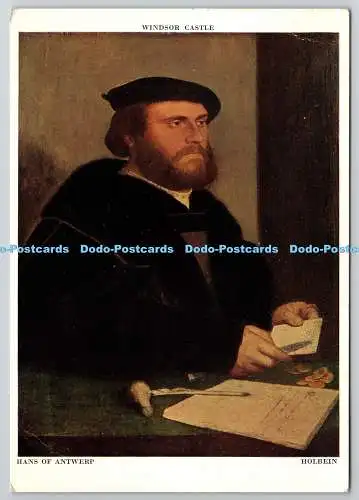 D305852 Windsor Castle Hans of Antwerp Holbein Waterlow London England Postkarte