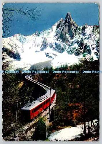 D305861 Chamonix Mont Blanc Le Chemin de fer du Montenvers er l Aiguille du Dru