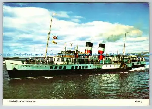 D311881 Waverley Raddampfer E T W Dennis Scarborough