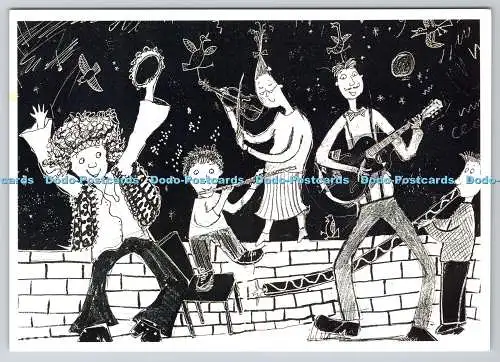D311896 Gruppe von Kindern spielen Musikinstrumente Ed Boxall