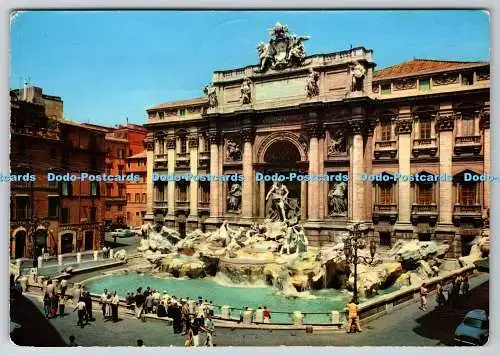 D311902 Roma Trevi Brunnen Rotalcolor