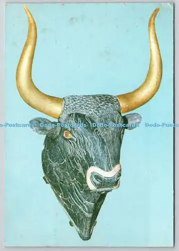 D305940 Heraklion Museum Rhyton aus Steatit in Form eines Stierkopfes Kleiner Palast