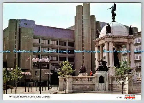 D311957 Liverpool The Queen Elizabeth Law Courts E T W Dennis Scarborough P Cass