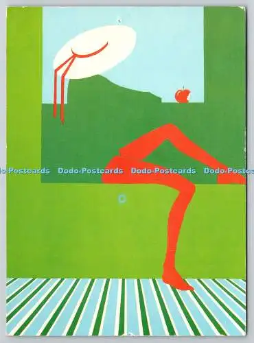 D305947 Rote Strümpfe Richard Akerman Pictura Graphica AB 1983 Karlstad Schweden P