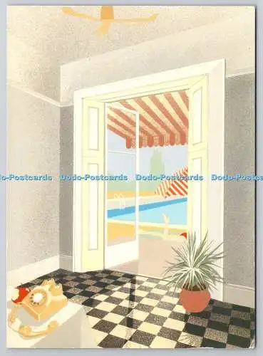 D305948 Busy Line Richard Akerman Pictura Graphica AB 1984 Karlstad Sweden Postc