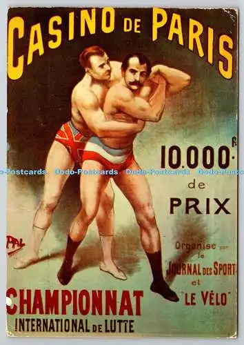 D305958 Sports 1900 Casino de Paris Championnat International de Luute F Nugeron