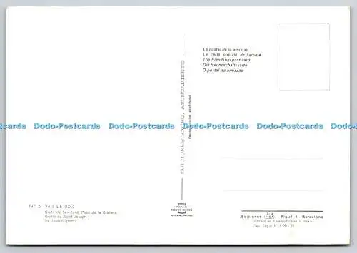 D306027 Vall de Uxo St Joseph Grotte EXCMO AYUNTAMIENTO Escudo de Oro FISA Barce