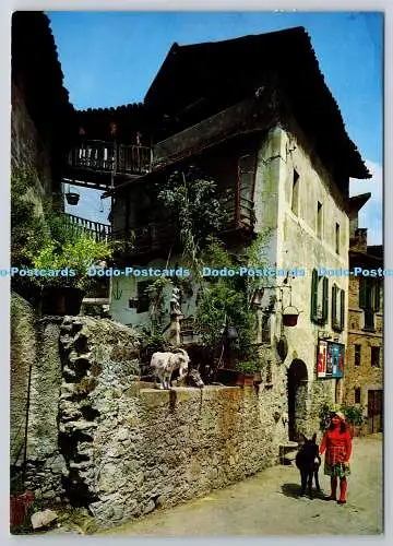 D306304 Carona Il Ticino pittoresco KE Karl Engelberger Stansstad Nr 7395 Postca