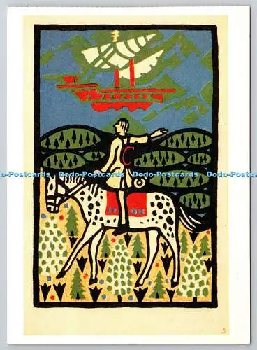 D306312 Oskar Kokoschka Reiter Magna Bücher Die Wiener Postkartensammlung Nr 5