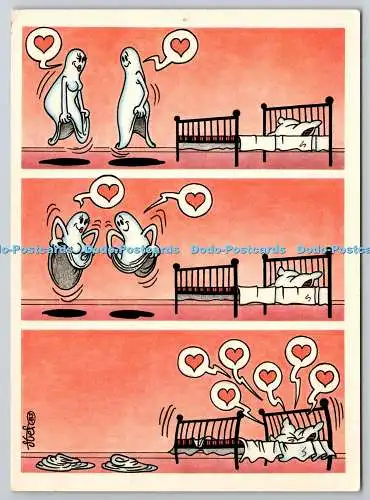 D306316 Ghost Love Steffen Vedsted Cartoon Pictura Graphica AB 1983 Karlstad Swe