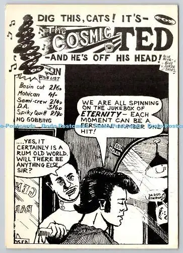 D306349 The Cosmic Ted Comic Biff Products BCM London England Biff Karte