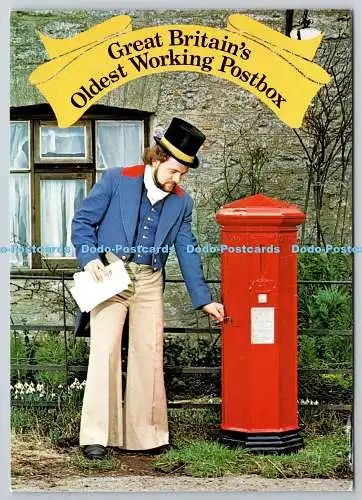 D306364 Dorset Holwell Barnes Cross Großbritanniens ältester Briefkasten Murray King