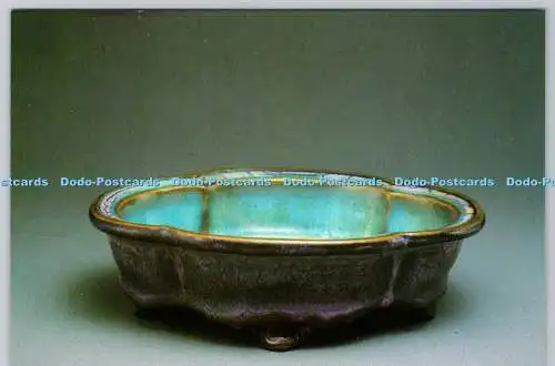 D311228 Becken des Chun-Ofens in Form einer Pyrusblume Shanghai Museum Col