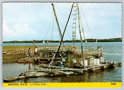 D312036 Ballina. N.S.W. Las Balsa Flöße. Produkt North Coast Farbe. David Lee