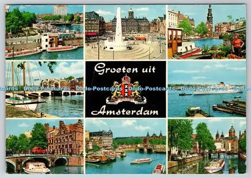 D312039 Groeten Uit Amsterdam. Rembrandt. 1970. Multi View