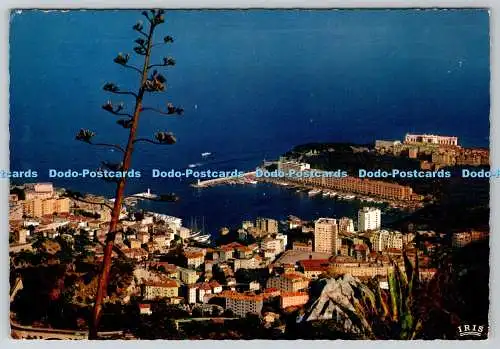 D312042 Principaute de Monaco. Vue Generale Prise de la Turbie. La Cigogne. S.A