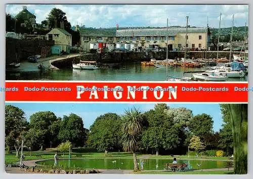 D312055 Paignton. Der Hafen. Löwe Karten. Multi View