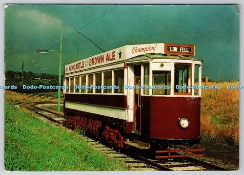 D312062 Torkopf Nr. 10. Einstöckiger elektrischer Straßenbahnwagen. North of England Open Ai