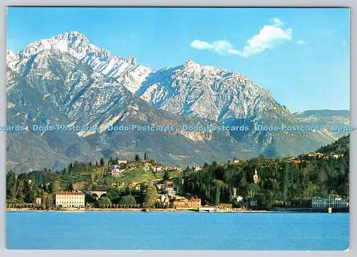 D312073 Bellagio. Comer See. Blick auf Villa Melzi. Brunner