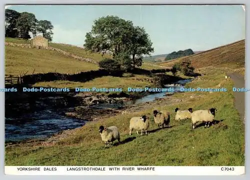 D312143 Yorkshire Dales. Langstrothdale mit River Wharfe. Richter. C. 7043
