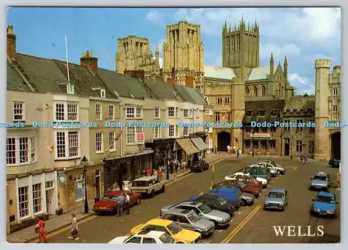 D312158 Wells. Marktplatz und Dom. J. Salmon. Sevenoaks. Kent. 1994