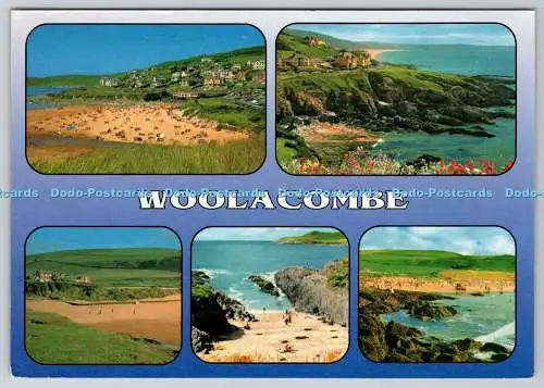 D312159 Woolacombe. John Hinde. Multi View