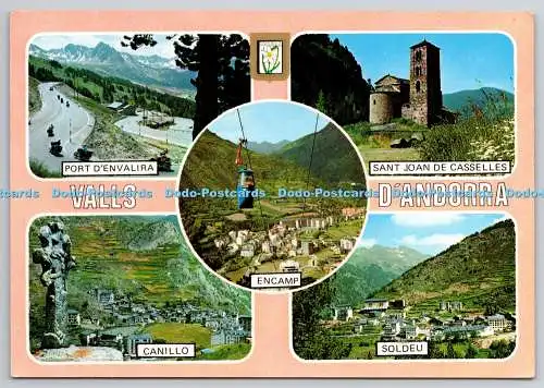 D312200 Valls D Andorra. Encamp. verschiedenen Aspekten. Fisa. M. C. Iscla. 1987. Mul