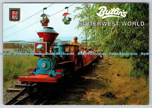 D312221 Butlin. Somerset World. Zug-Sessellift und Selbstversorger-Flatlets. Fisa