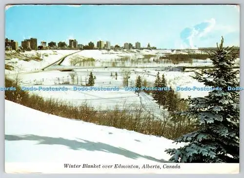 D312232 Alberta. Kanada. Winterdecke über Edmonton. Provincial News. Majestätische