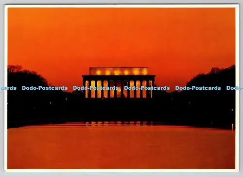 D312239 Sunset Lincoln Memorial. Schlag. John Wagner