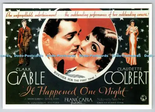 D312286 Clark Gable. Claudette Colbert. Es geschah in einer Nacht