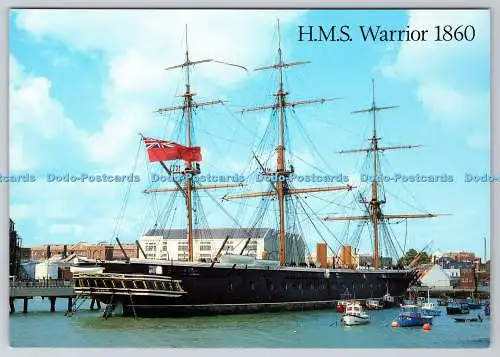D312297 H.M.S. Warrior. J. Salmon. Sevenoaks. Kent